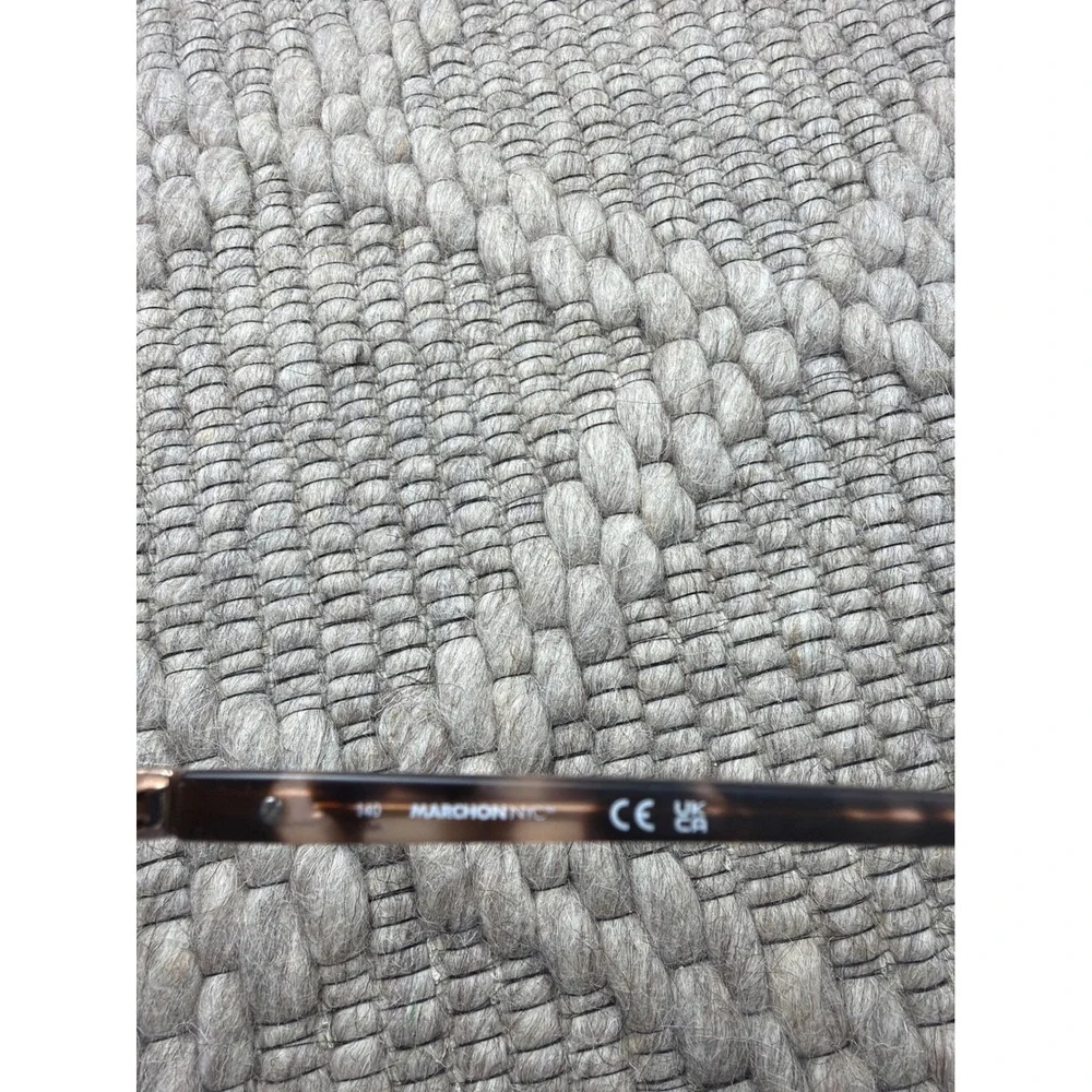 Marchon NYC Eyeglasses Women Peach Tortoise Rectangular Frames ONLY